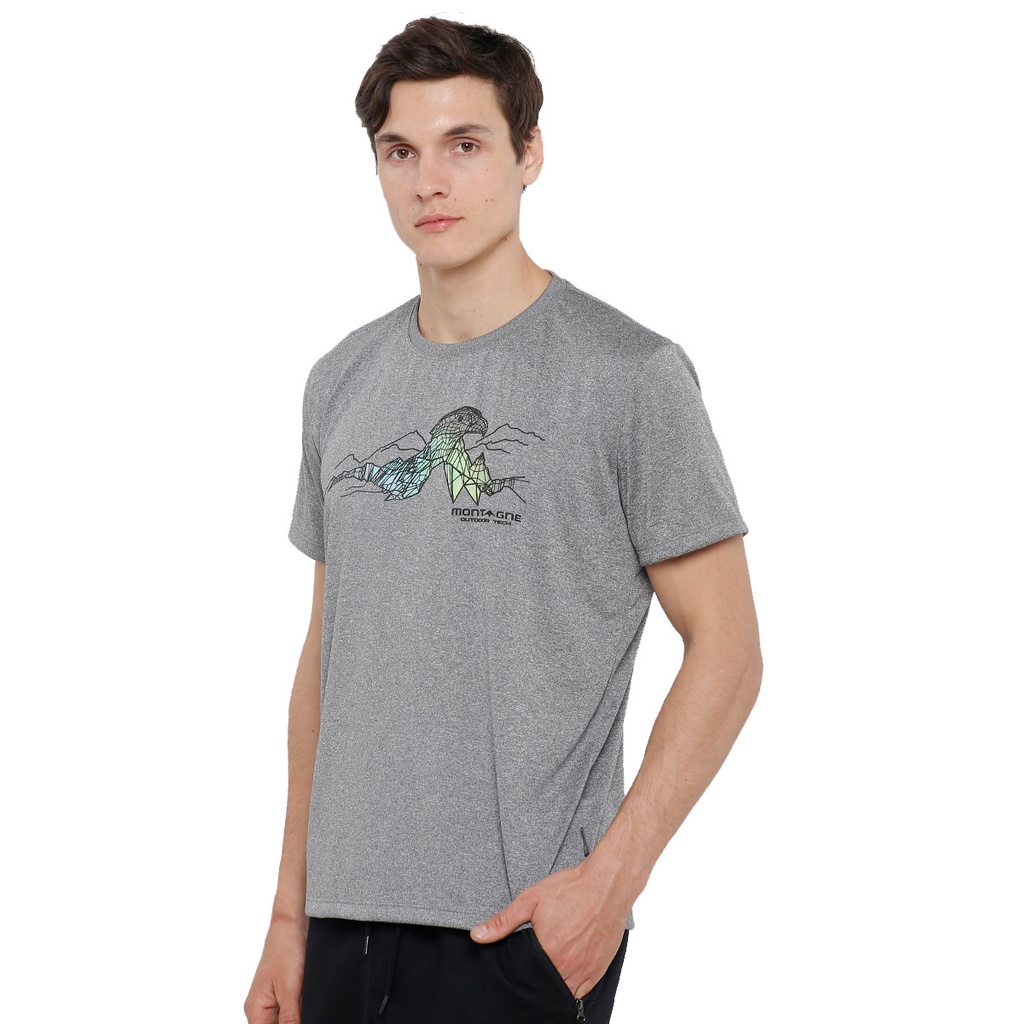 Montagne Remera Crux Gris