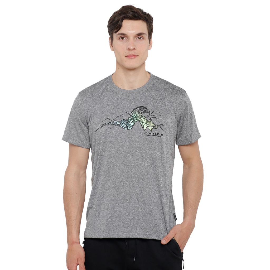 Montagne Remera Crux Gris