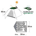 Waterdog Carpa Dome IV 6 Personas