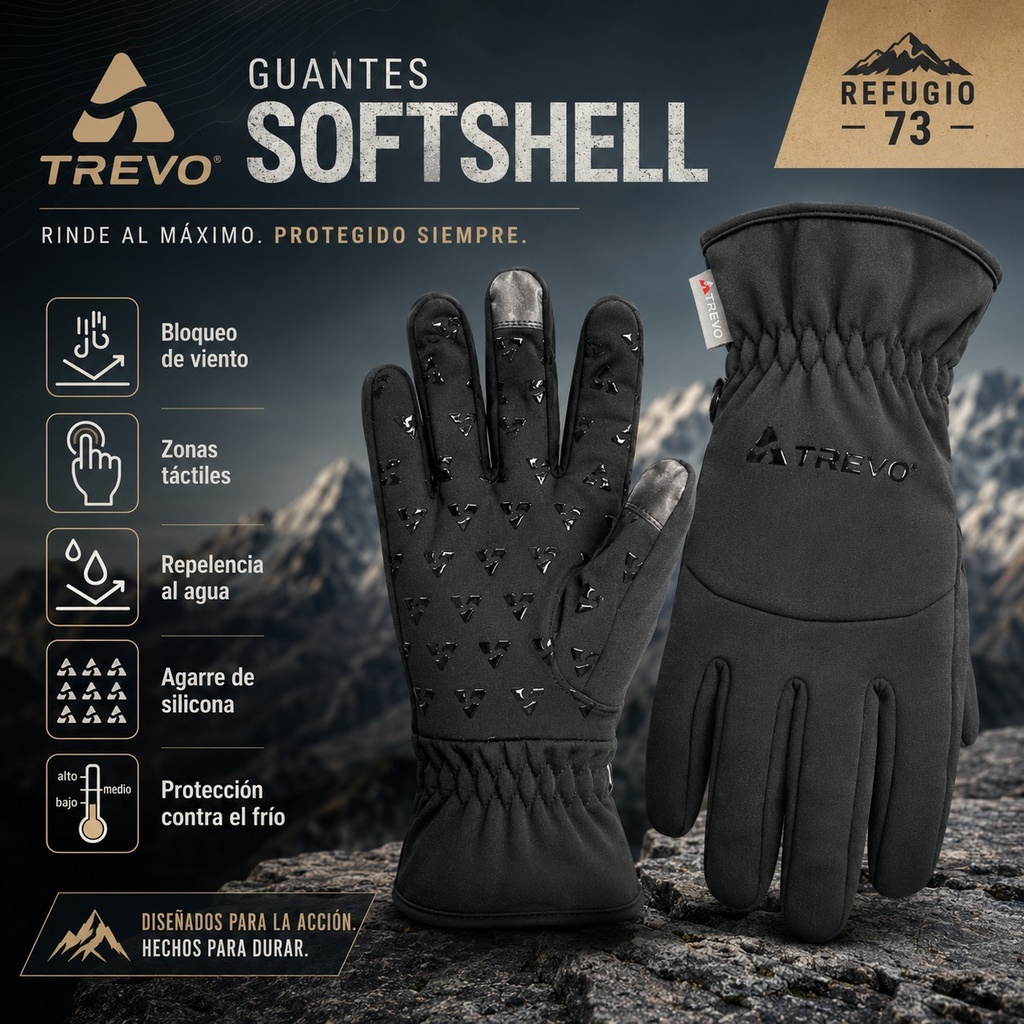 Trevo Guante Softshell