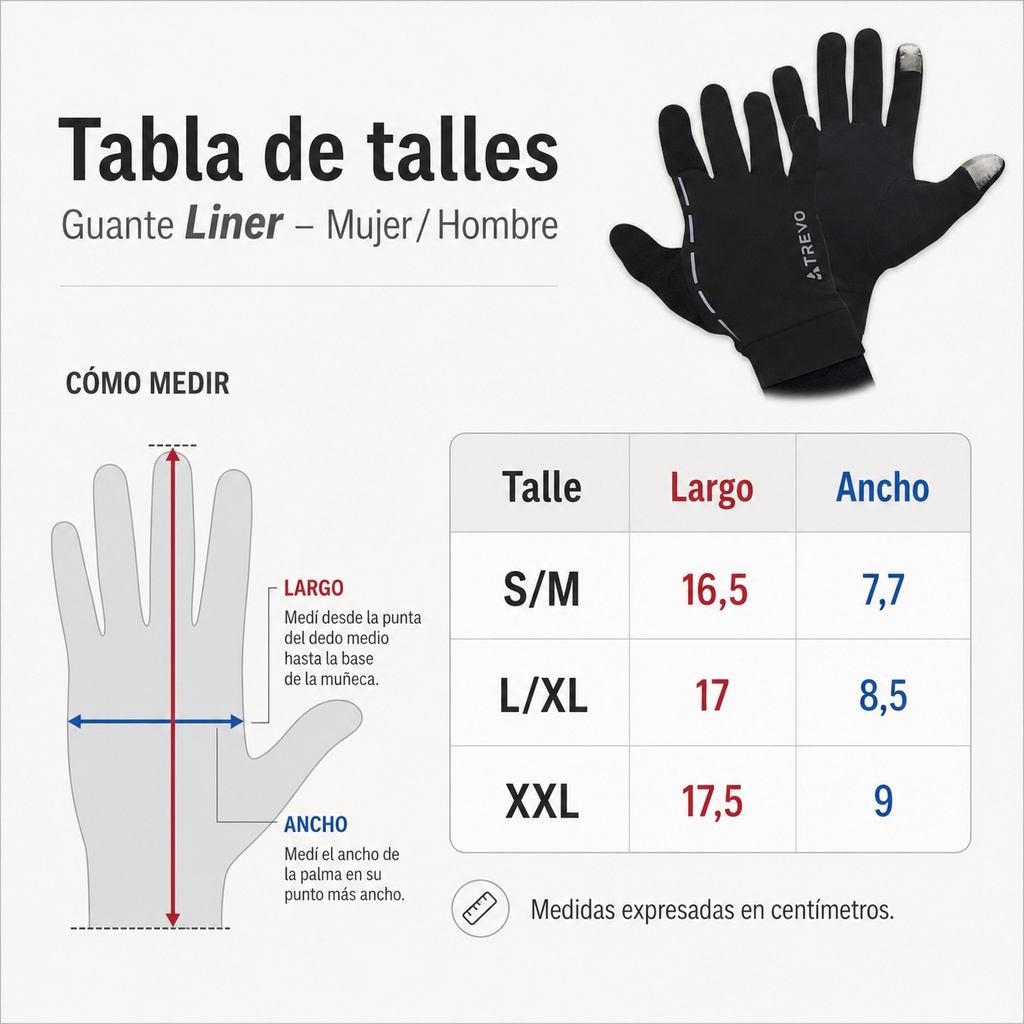 Trevo Guante Liner