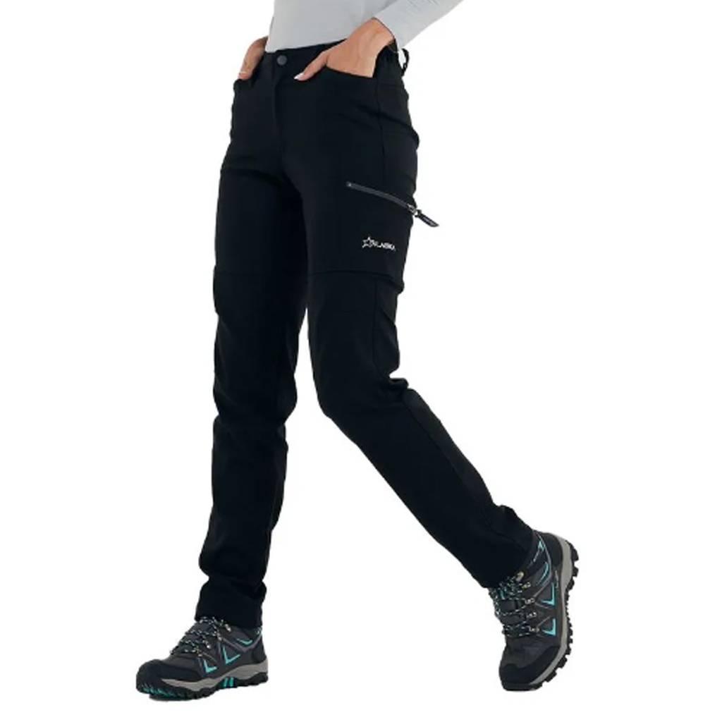 Natway Guante Primera Piel Negro con Touch Screen