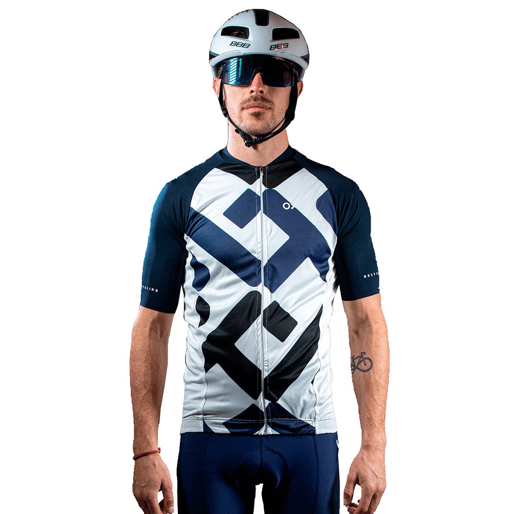 Ox Jersey Ciclismo Everest Regular Fit M Azul